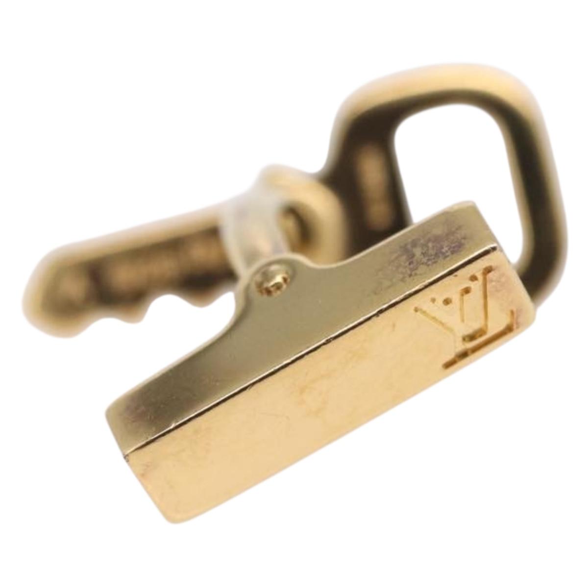 LOUIS VUITTON Boutons de Manchette Cadena Eclair Cuffs Ag925 M64601 Auth 206939