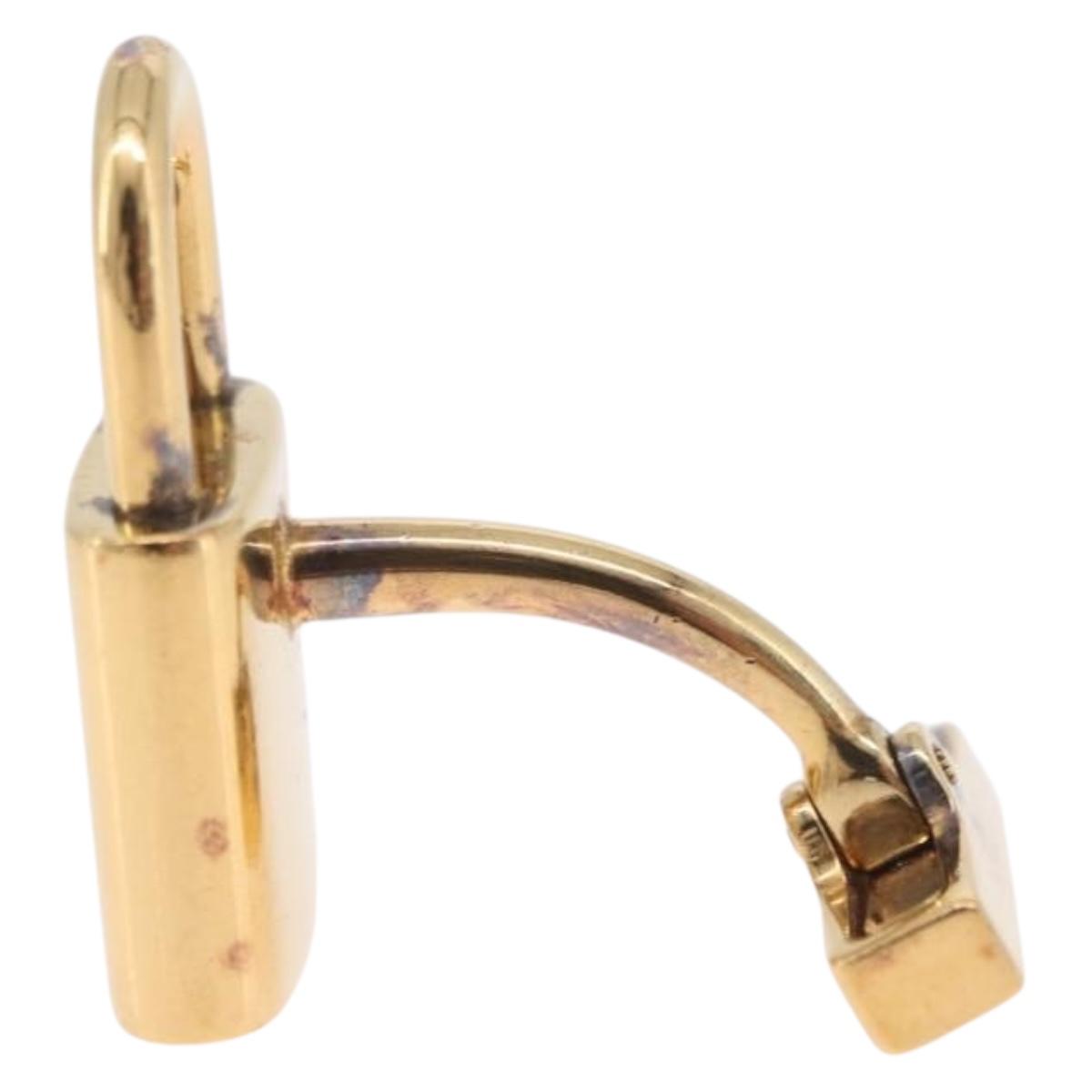 LOUIS VUITTON Boutons de Manchette Cadena Eclair Cuffs Ag925 M64601 Auth 206939