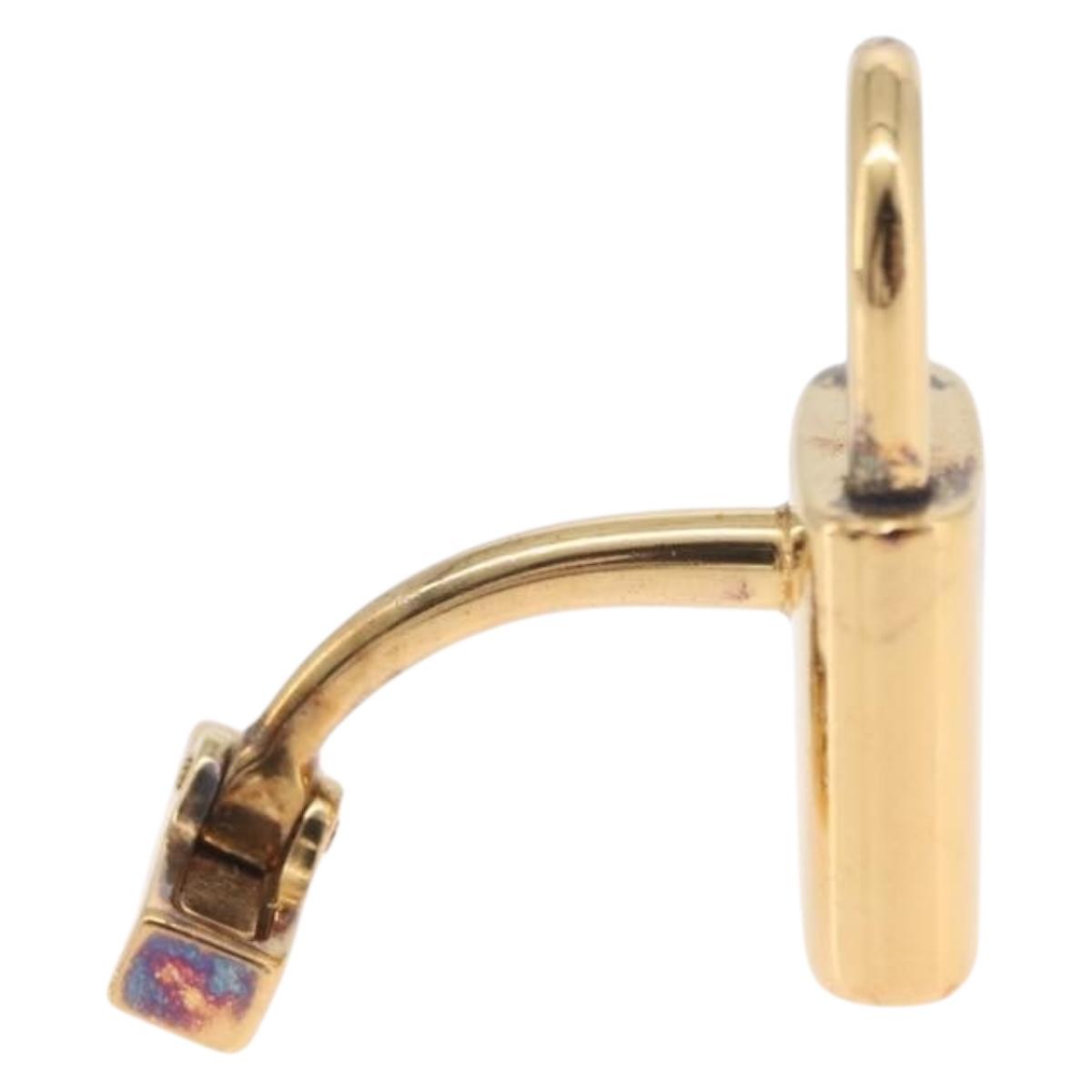 LOUIS VUITTON Boutons de Manchette Cadena Eclair Cuffs Ag925 M64601 Auth 206939