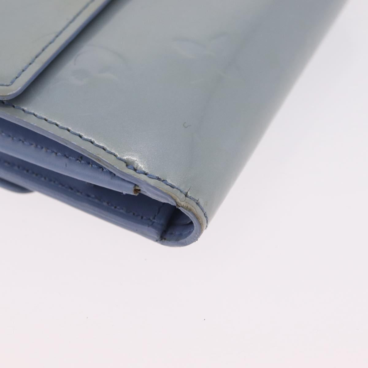 LOUIS VUITTON Monogram Vernis Portefeuille Elise Wallet Lavande LV Auth 206940A