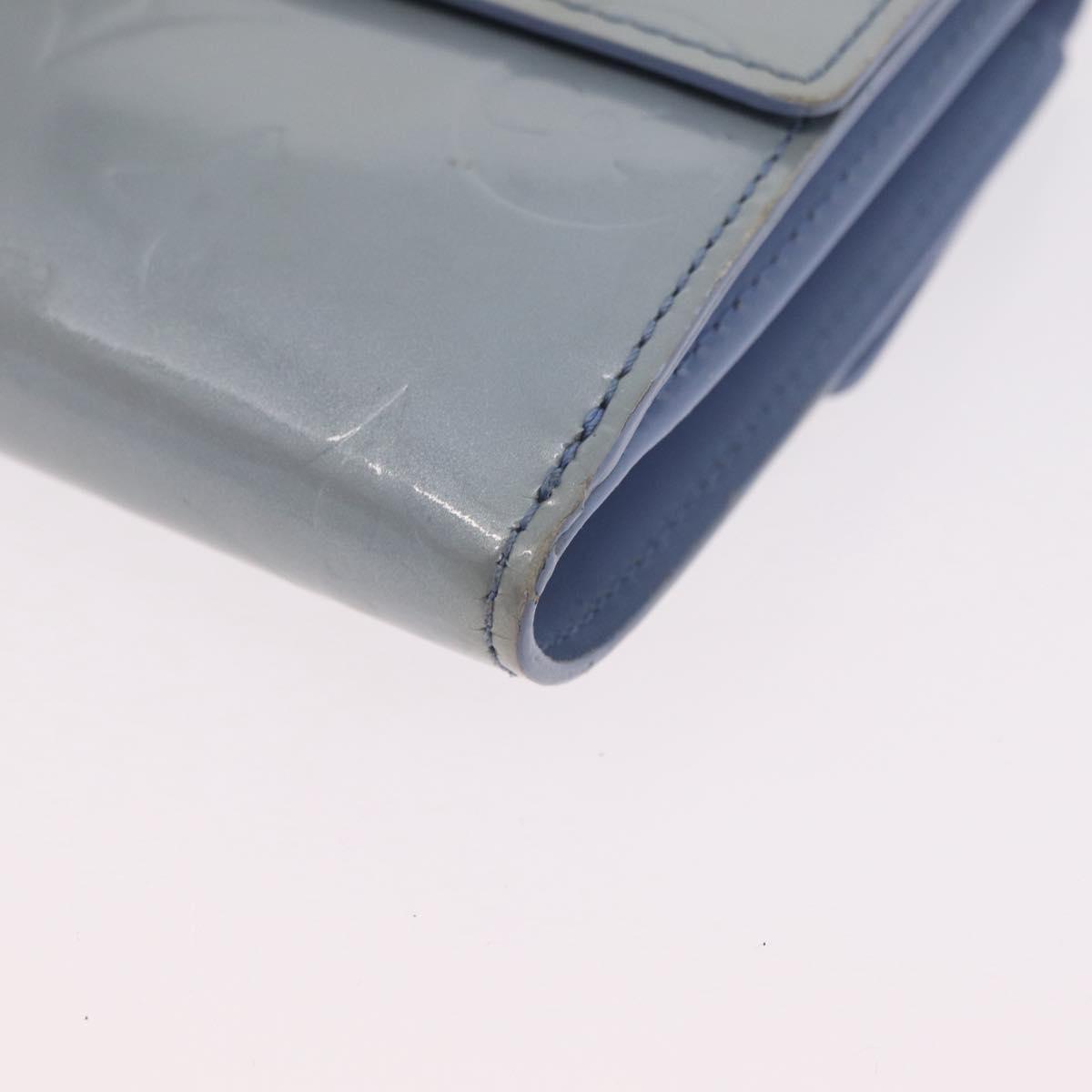 LOUIS VUITTON Monogram Vernis Portefeuille Elise Wallet Lavande LV Auth 206940A