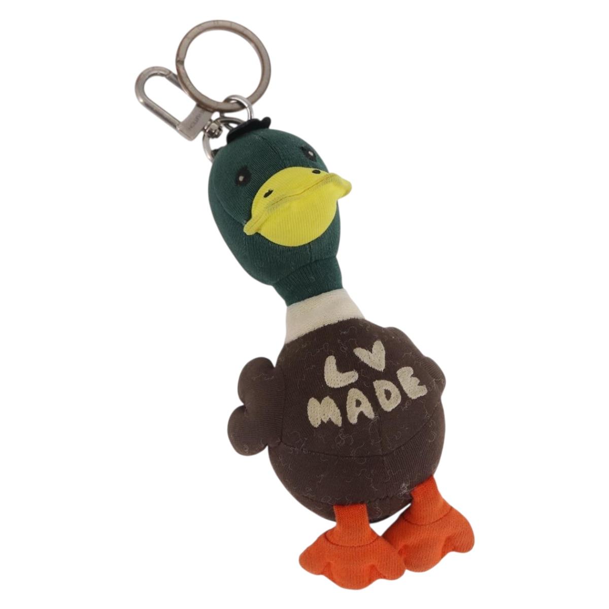 LOUIS VUITTON MADE NIGO LV Squared Porte Cre Duck Charm MP3222 Auth 206943M
