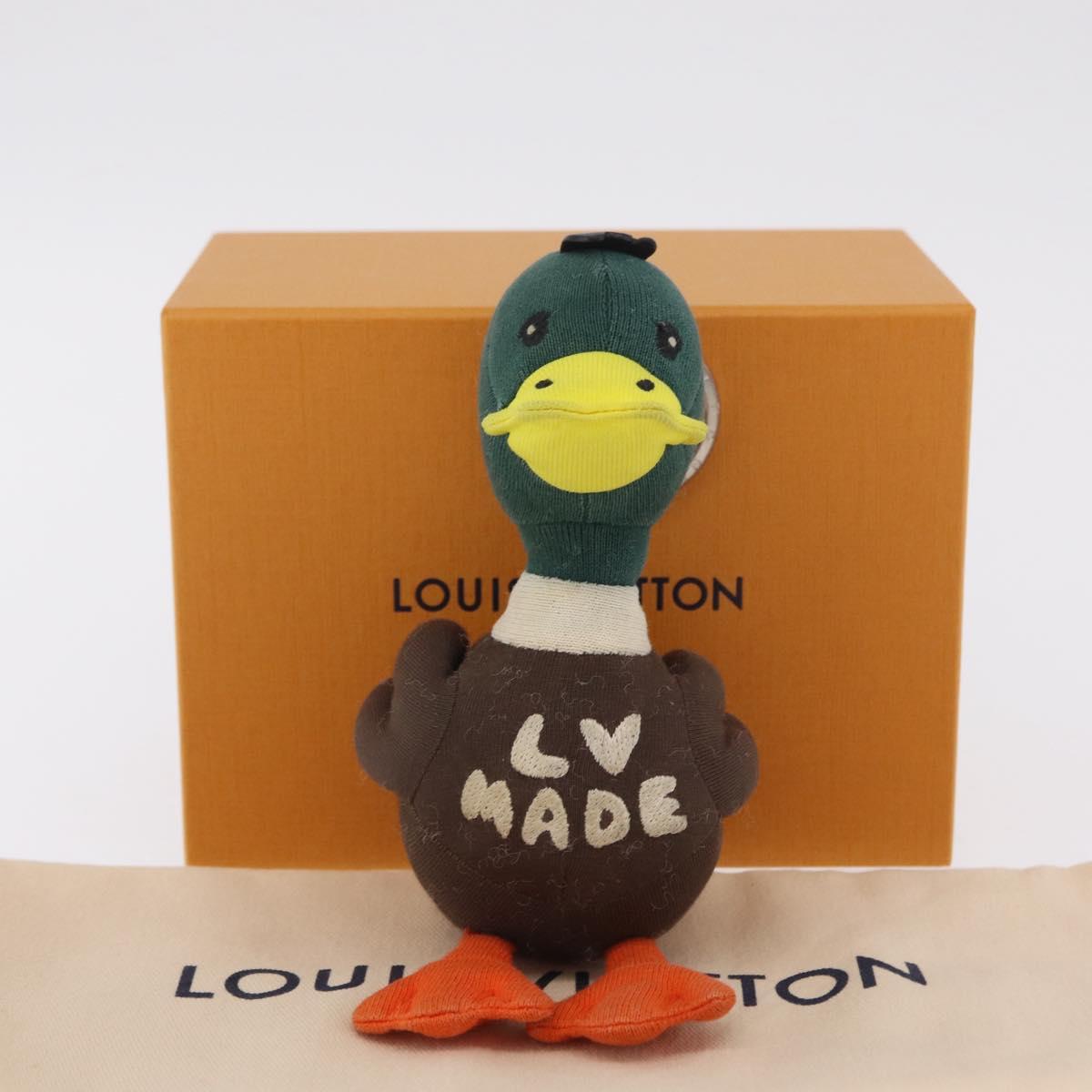 LOUIS VUITTON MADE NIGO LV Squared Porte Cre Duck Charm MP3222 Auth 206943M