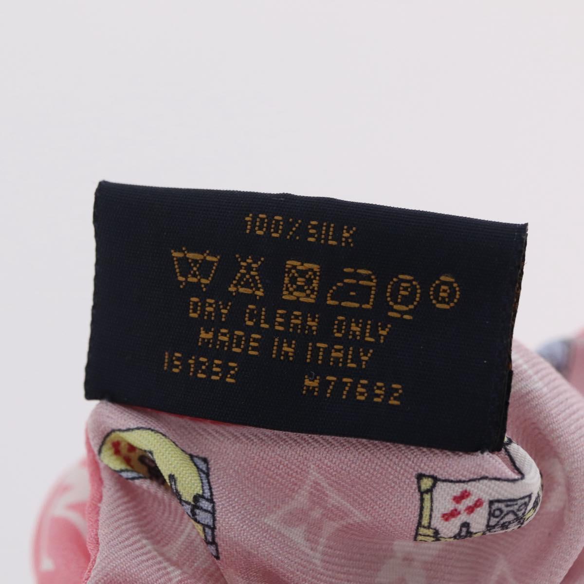 LOUIS VUITTON Minimalist Scrunchie Set Silk Pink M77692 LV Auth 206945A