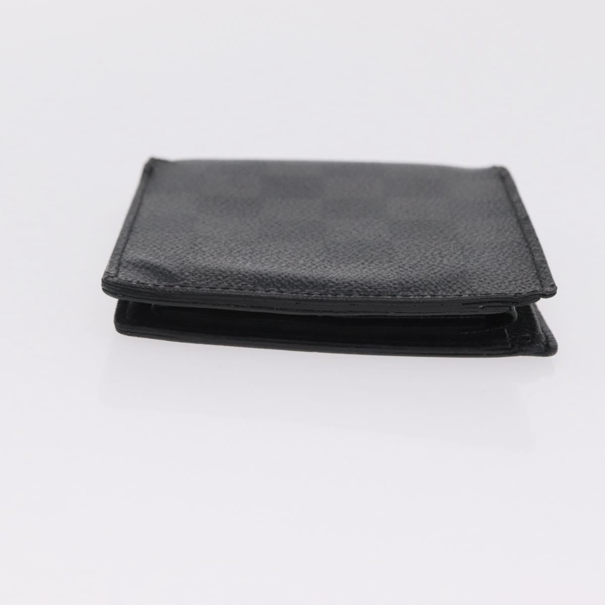LOUIS VUITTON Damier Graphite Monogram Portefeuille Marco 2 Set Auth 206946