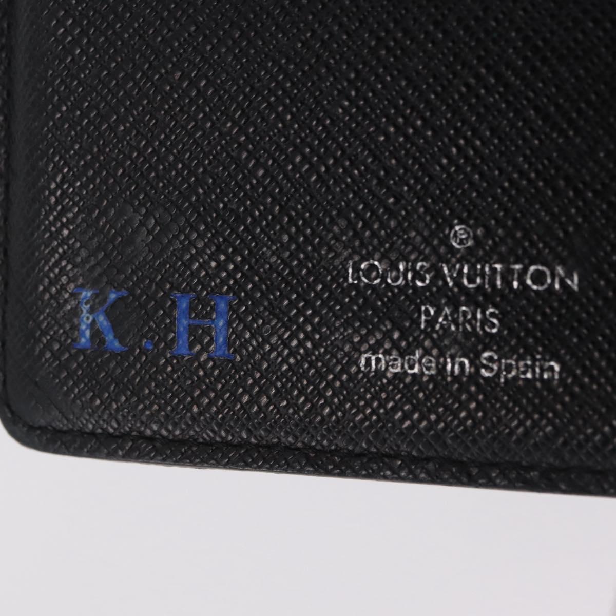 LOUIS VUITTON Damier Graphite Monogram Portefeuille Marco 2 Set Auth 206946
