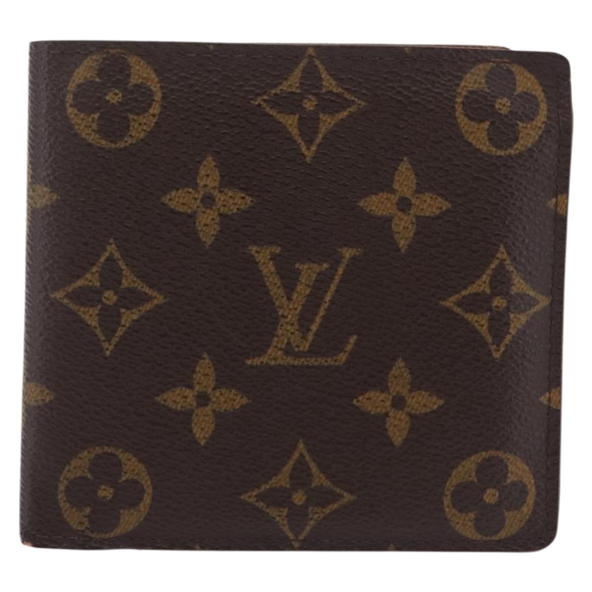 LOUIS VUITTON Damier Graphite Monogram Portefeuille Marco 2 Set Auth 206946