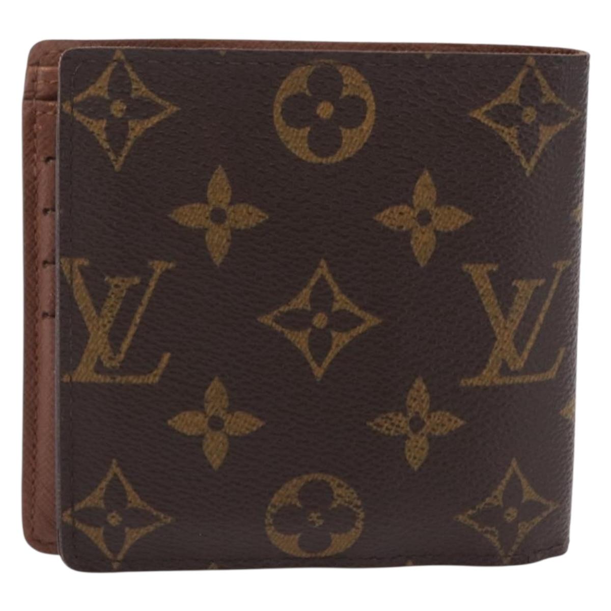 LOUIS VUITTON Damier Graphite Monogram Portefeuille Marco 2 Set Auth 206946