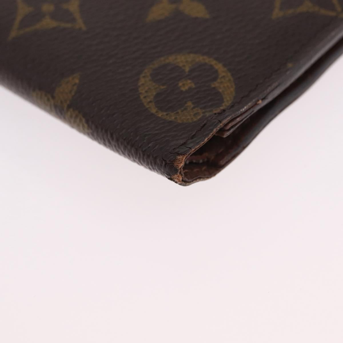 LOUIS VUITTON Damier Graphite Monogram Portefeuille Marco 2 Set Auth 206946