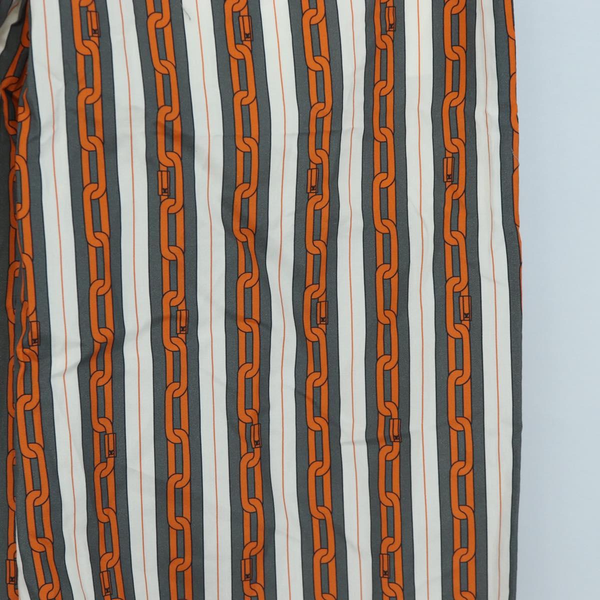 LOUIS VUITTON Pants Cotton 40 Orange LV Auth 206947M