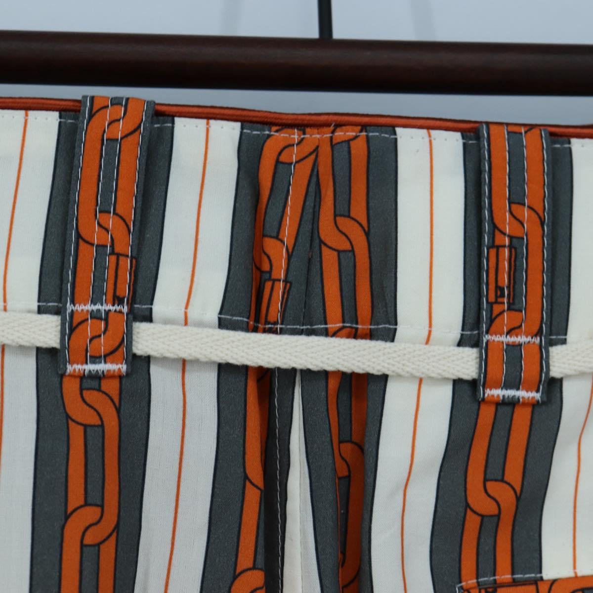 LOUIS VUITTON Pants Cotton 40 Orange LV Auth 206947M