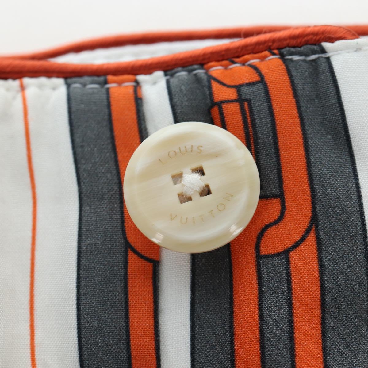 LOUIS VUITTON Pants Cotton 40 Orange LV Auth 206947M