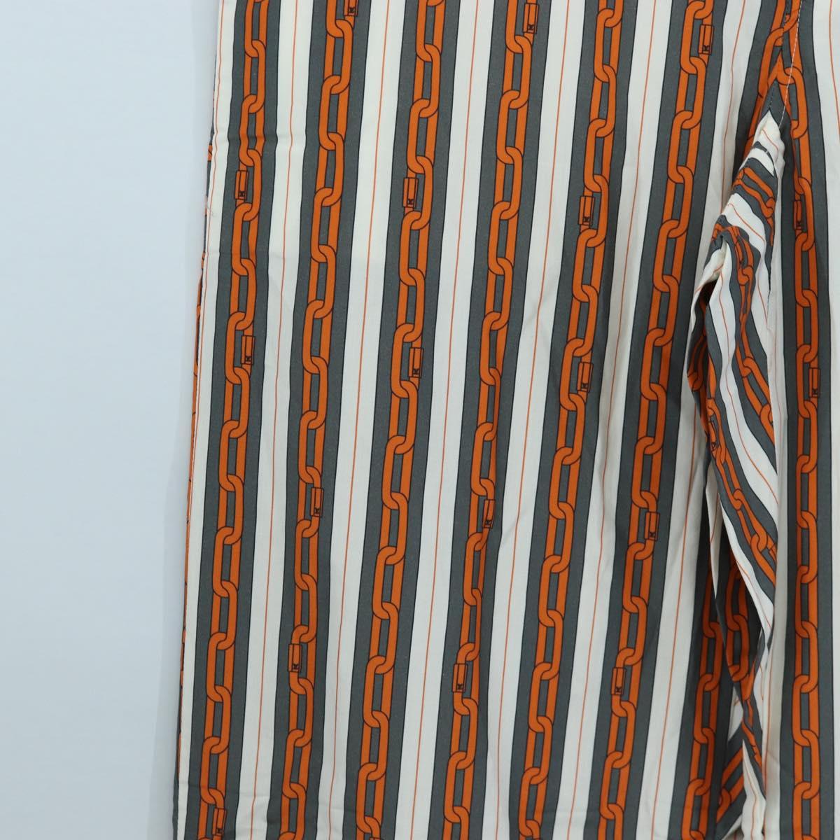 LOUIS VUITTON Pants Cotton 40 Orange LV Auth 206947M