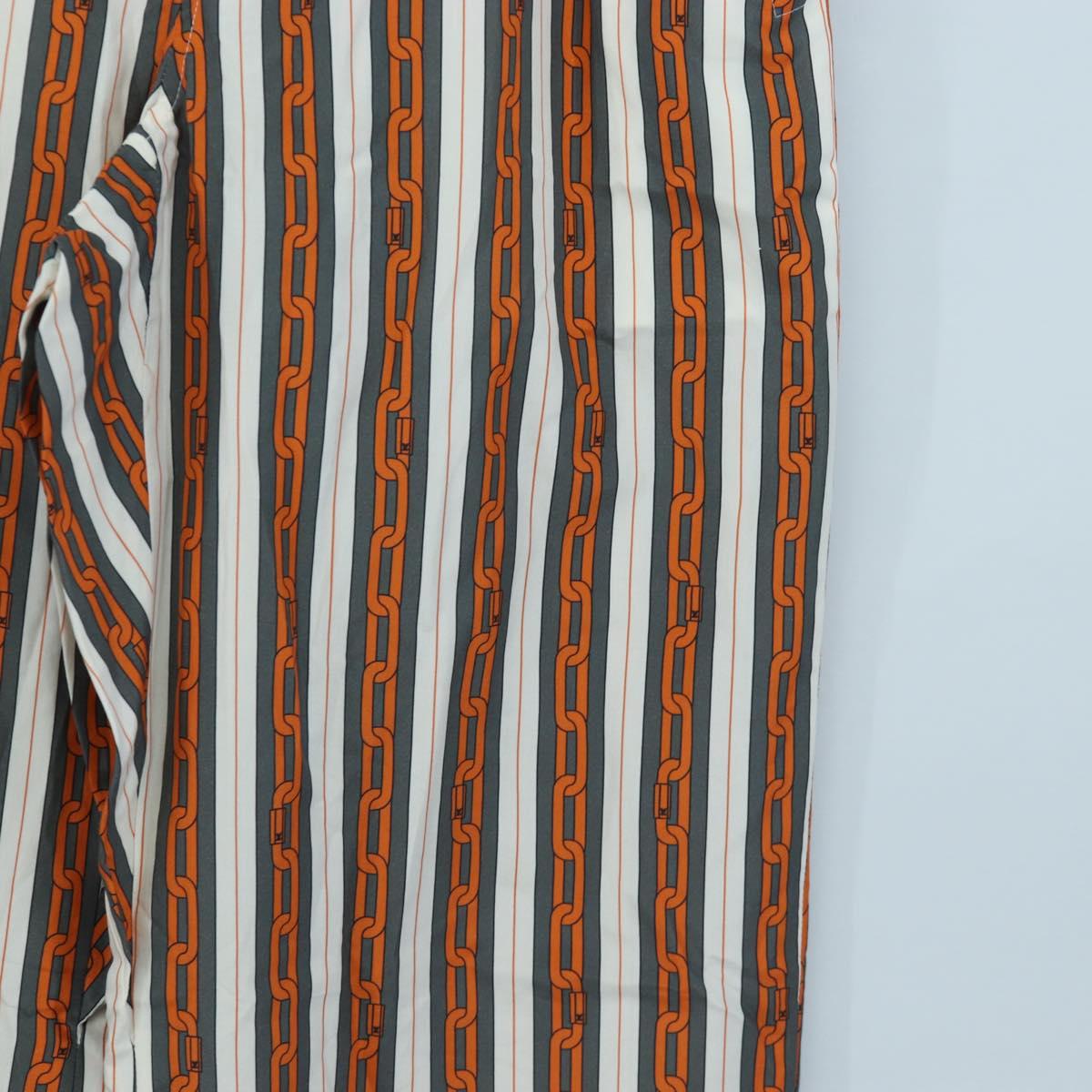 LOUIS VUITTON Pants Cotton 40 Orange LV Auth 206947M
