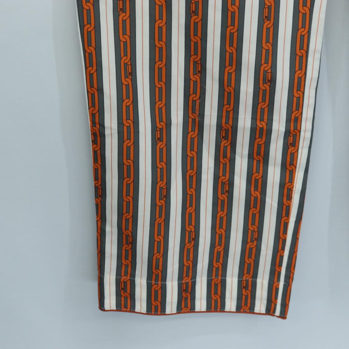 LOUIS VUITTON Pants Cotton 40 Orange LV Auth 206947M