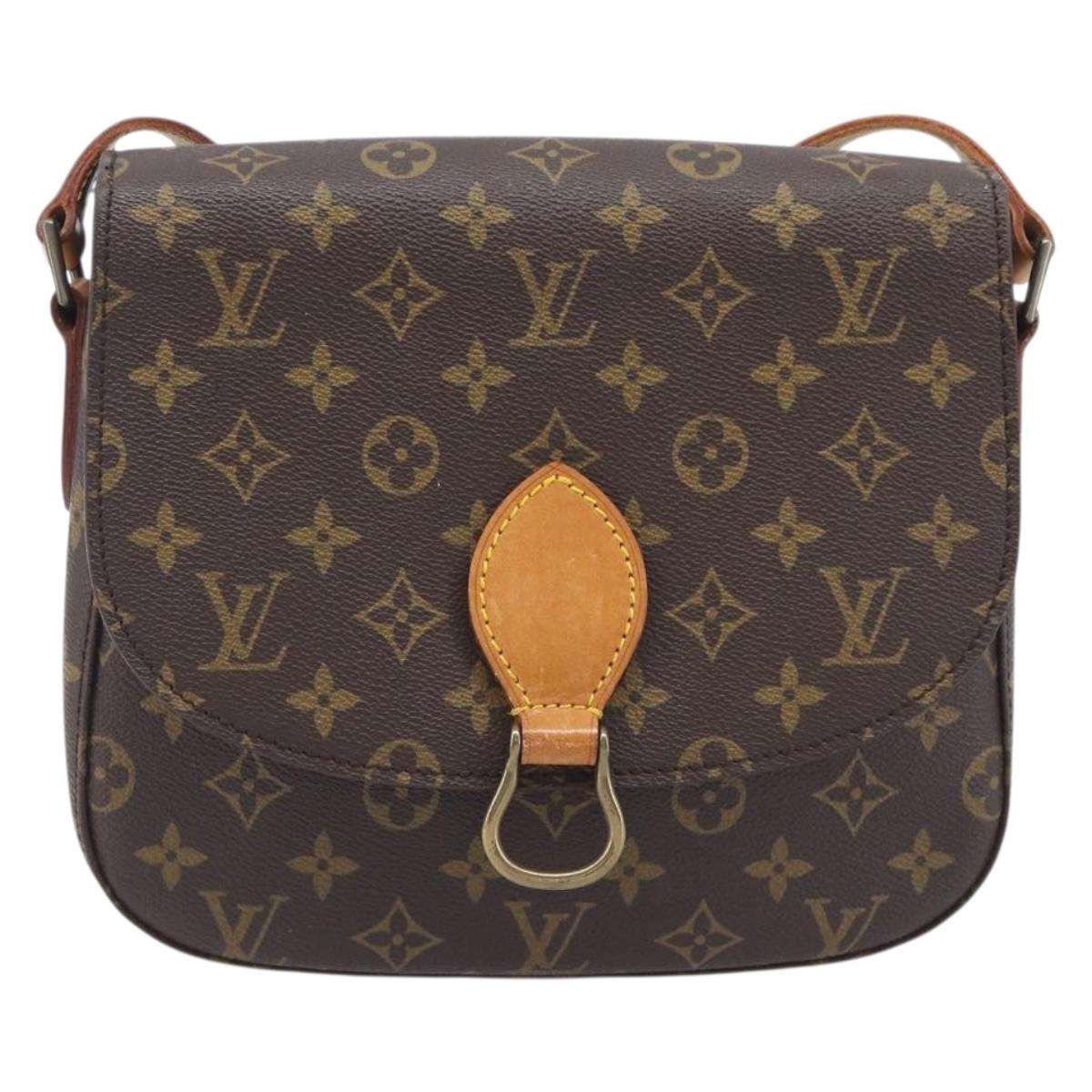 LOUIS VUITTON Monogram Saint Cloud GM Shoulder Bag M51242 LV Auth 206954V
