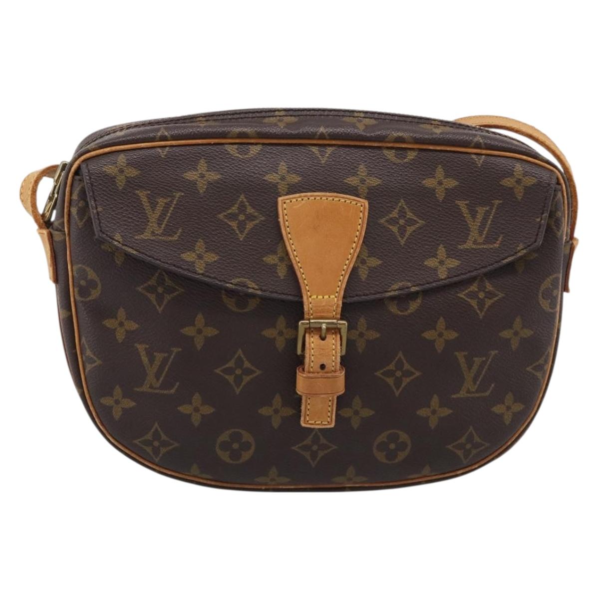 LOUIS VUITTON Monogram Jeune Fille MM Shoulder Bag M51226 LV Auth 206955