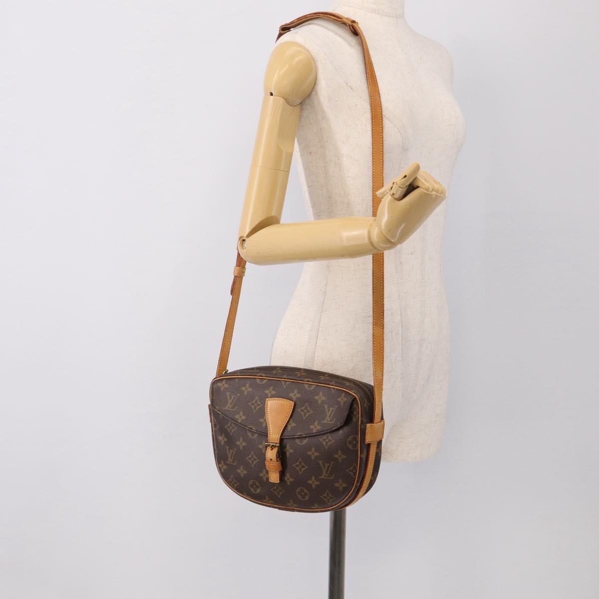LOUIS VUITTON Monogram Jeune Fille MM Shoulder Bag M51226 LV Auth 206955