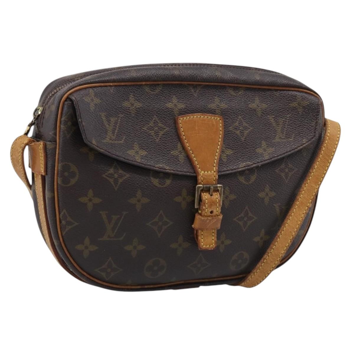 LOUIS VUITTON Monogram Jeune Fille MM Shoulder Bag M51226 LV Auth 206956