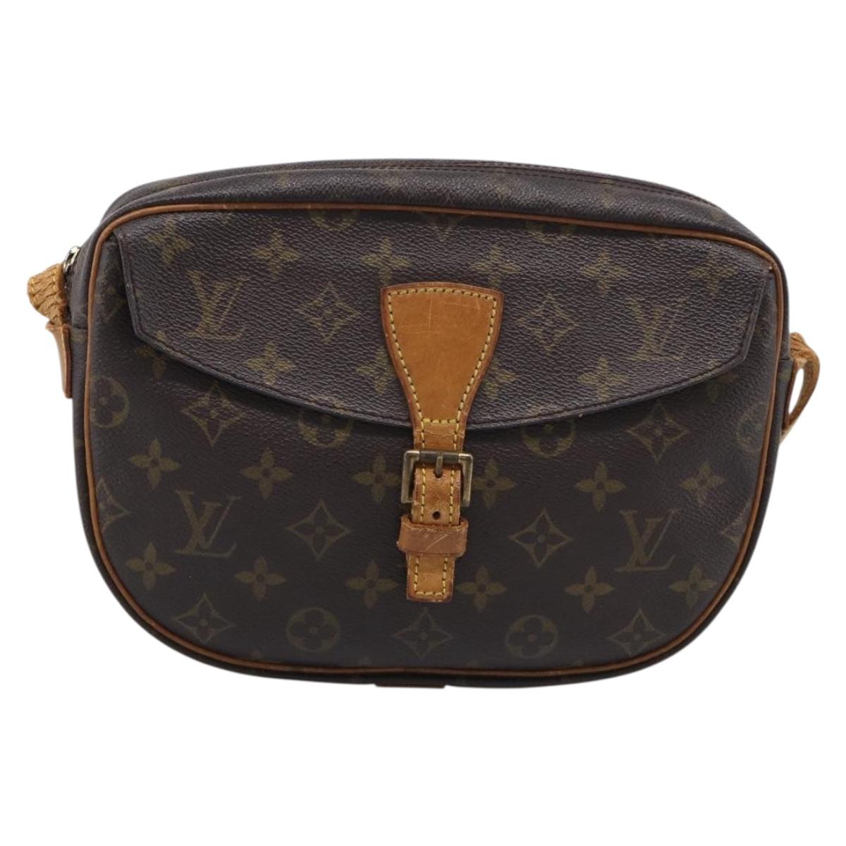 LOUIS VUITTON Monogram Jeune Fille MM Shoulder Bag M51226 LV Auth 206956