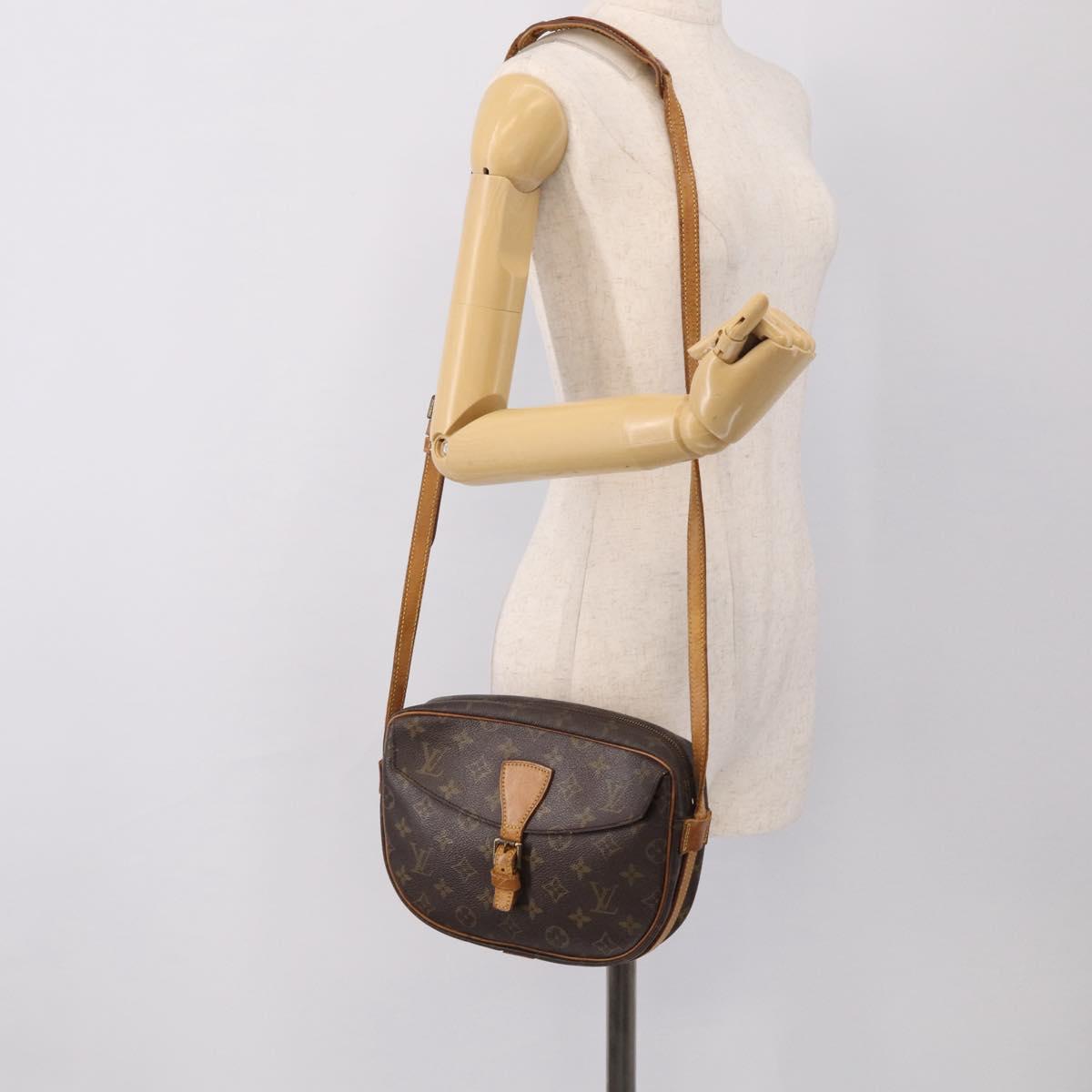 LOUIS VUITTON Monogram Jeune Fille MM Shoulder Bag M51226 LV Auth 206956