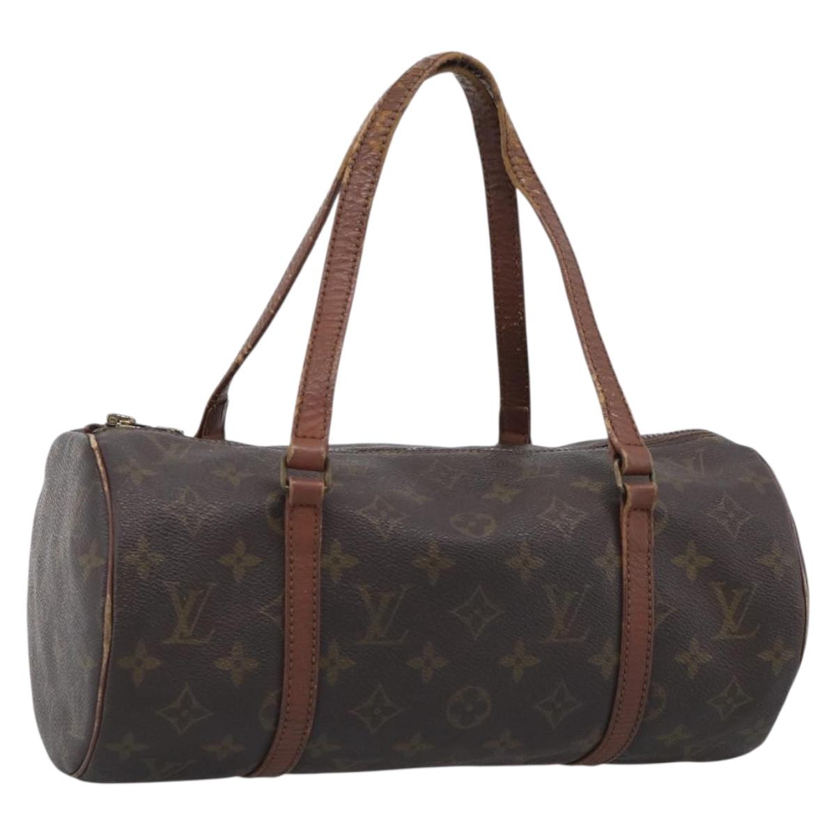 LOUIS VUITTON Monogram Papillon 30 Hand Bag M51365 LV Auth 206957