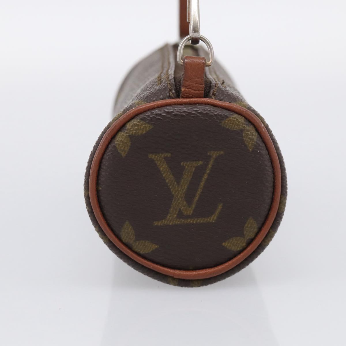 LOUIS VUITTON Monogram Papillon Pouch LV Auth 206958