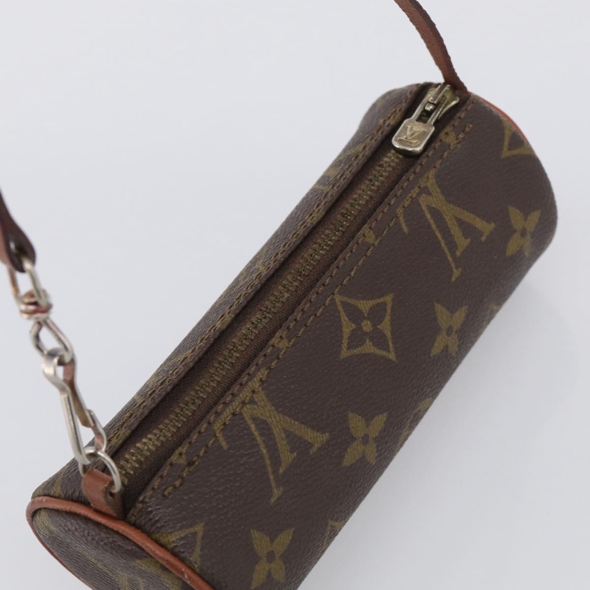 LOUIS VUITTON Monogram Papillon Pouch LV Auth 206958