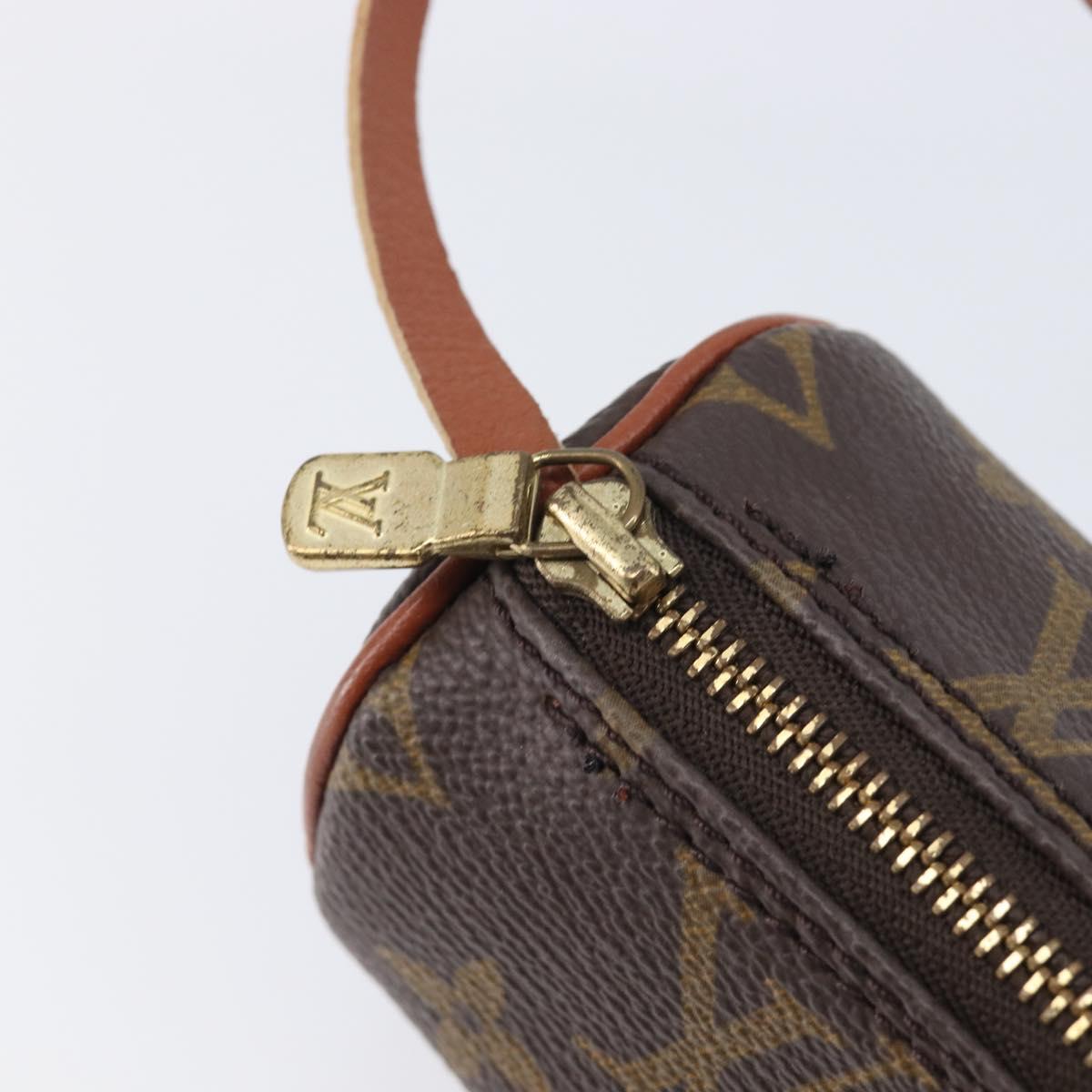 LOUIS VUITTON Monogram Papillon Pouch LV Auth 206960