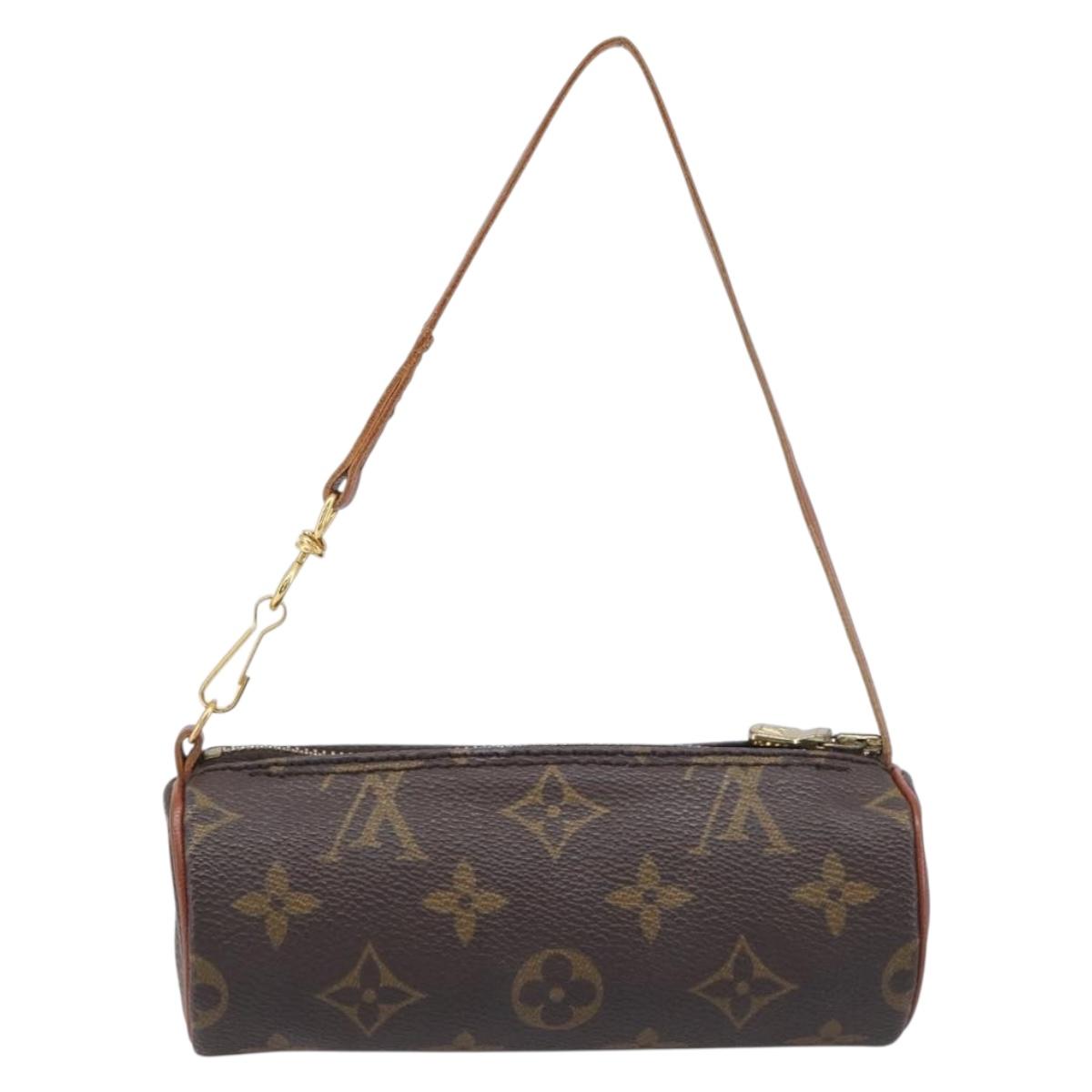 LOUIS VUITTON Monogram Papillon Pouch LV Auth 206960