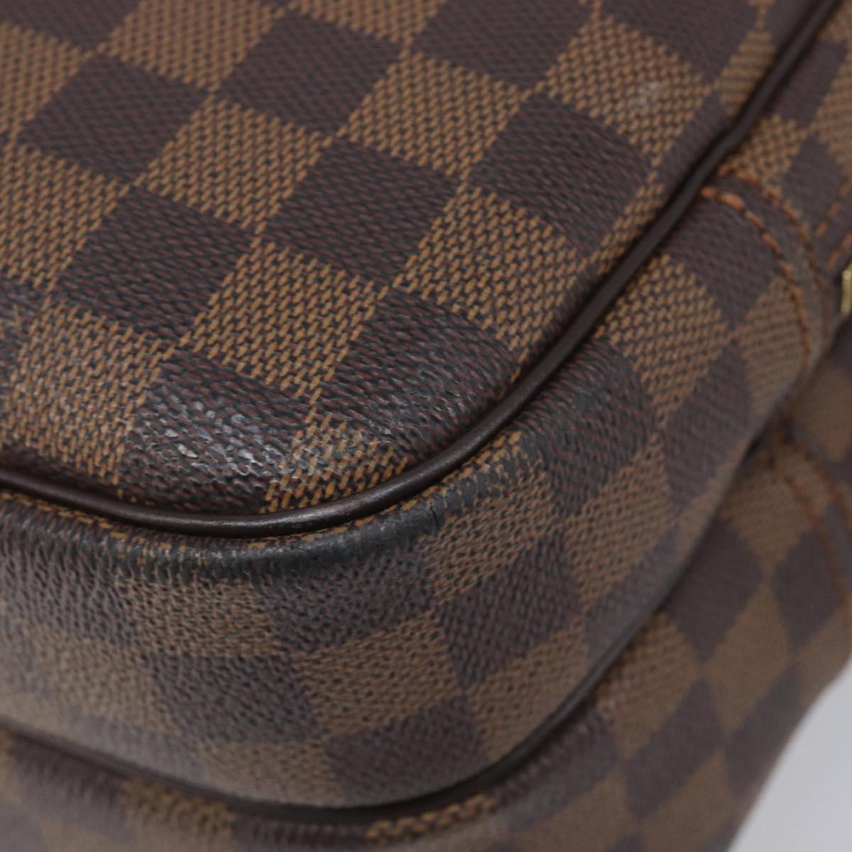 LOUIS VUITTON Damier Ebene Reporter PM Shoulder Bag SPO N45253 LV Auth 206963