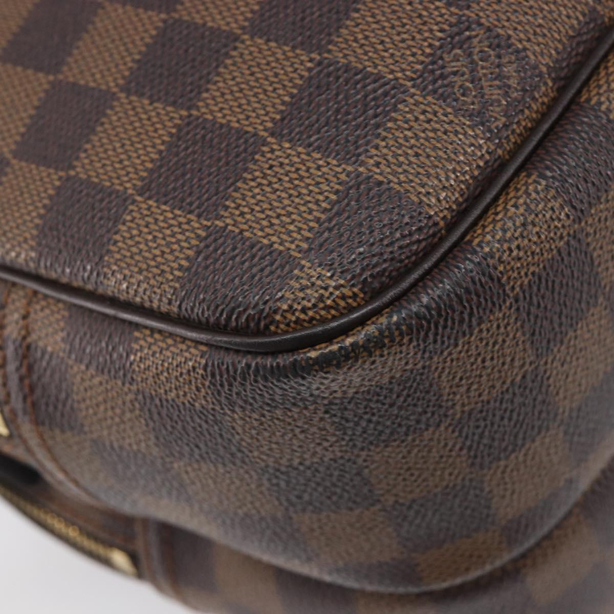 LOUIS VUITTON Damier Ebene Reporter PM Shoulder Bag SPO N45253 LV Auth 206963