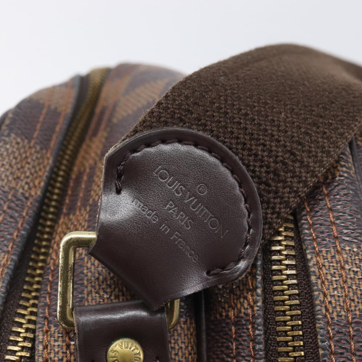 LOUIS VUITTON Damier Ebene Reporter PM Shoulder Bag SPO N45253 LV Auth 206963