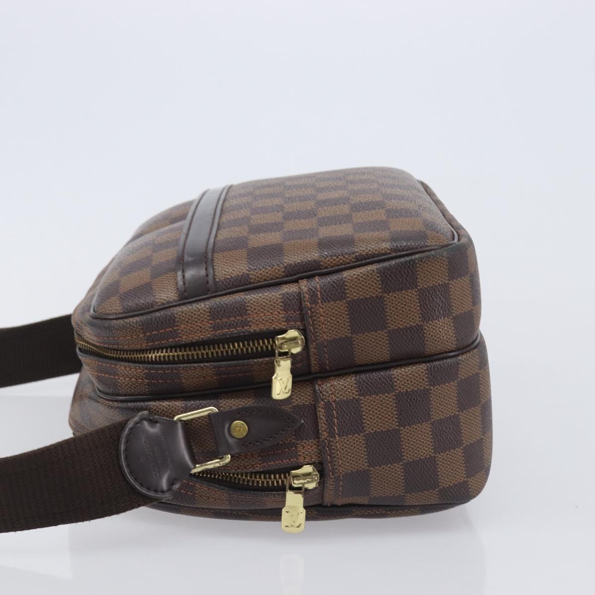 LOUIS VUITTON Damier Ebene Reporter PM Shoulder Bag SPO N45253 LV Auth 206963