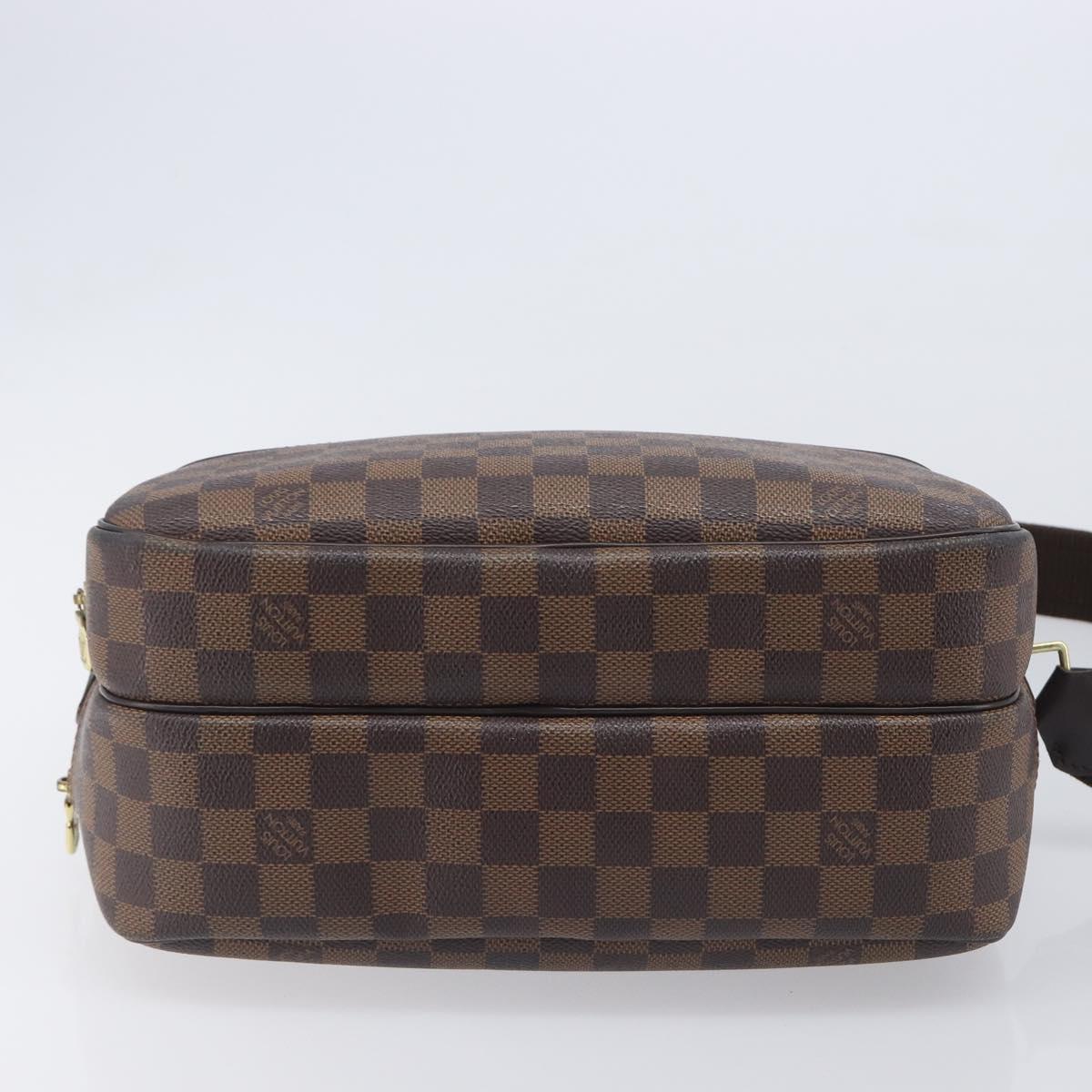 LOUIS VUITTON Damier Ebene Reporter PM Shoulder Bag SPO N45253 LV Auth 206963