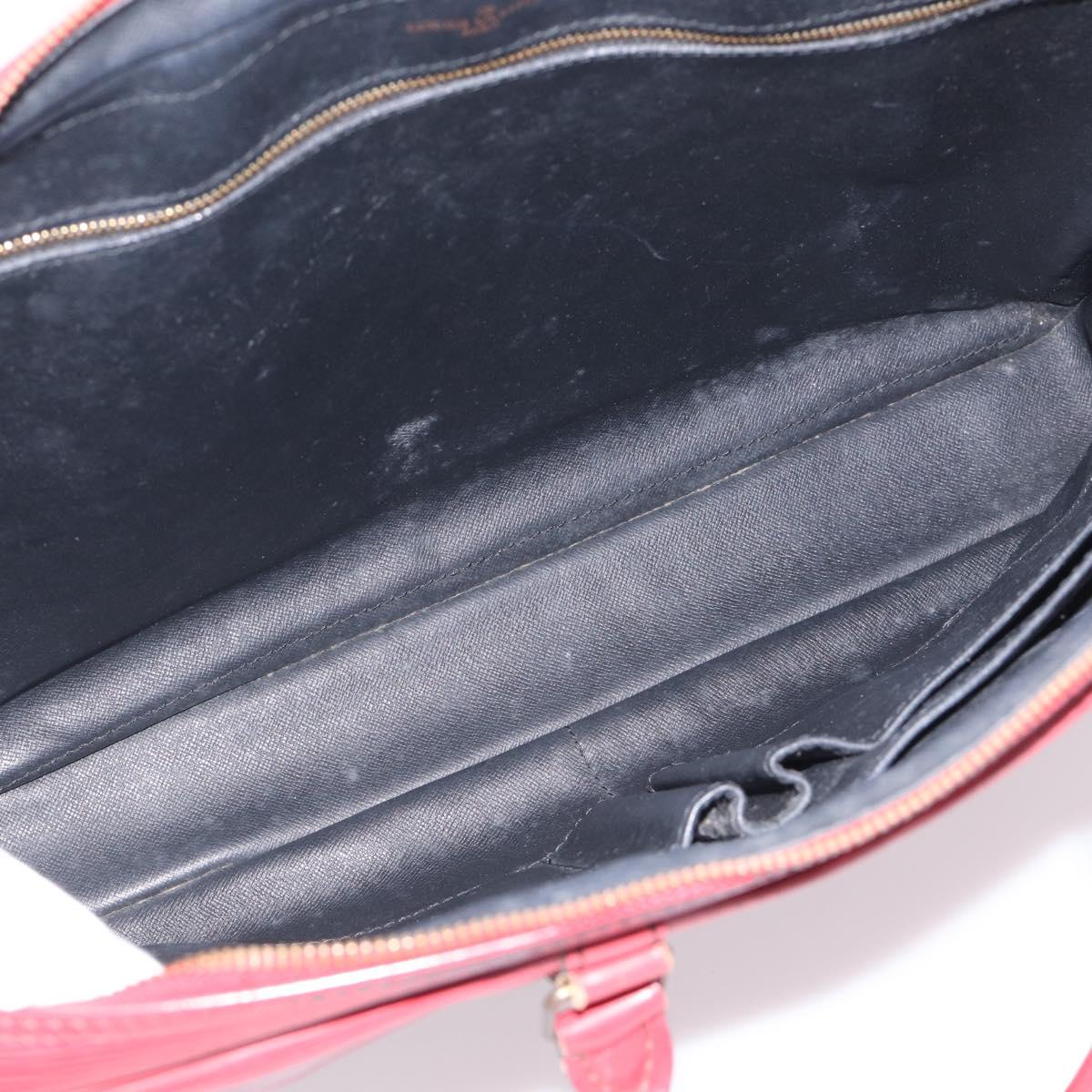 LOUIS VUITTON Epi Porte Documents Voyage Business Bag Red M54477 LV Auth 206964
