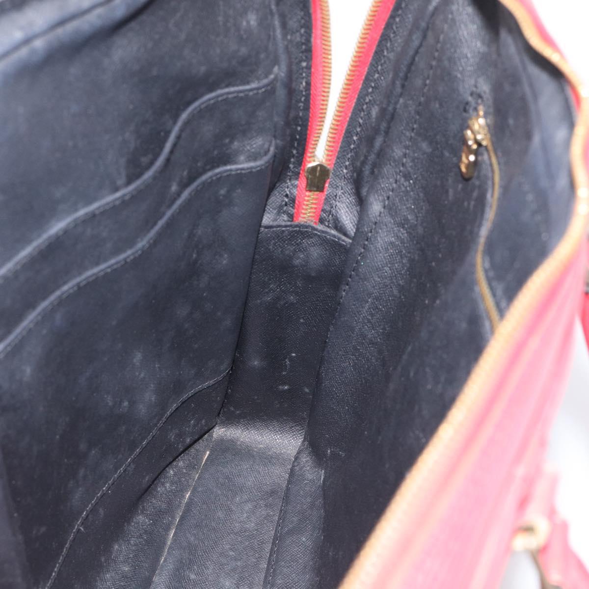 LOUIS VUITTON Epi Porte Documents Voyage Business Bag Red M54477 LV Auth 206964