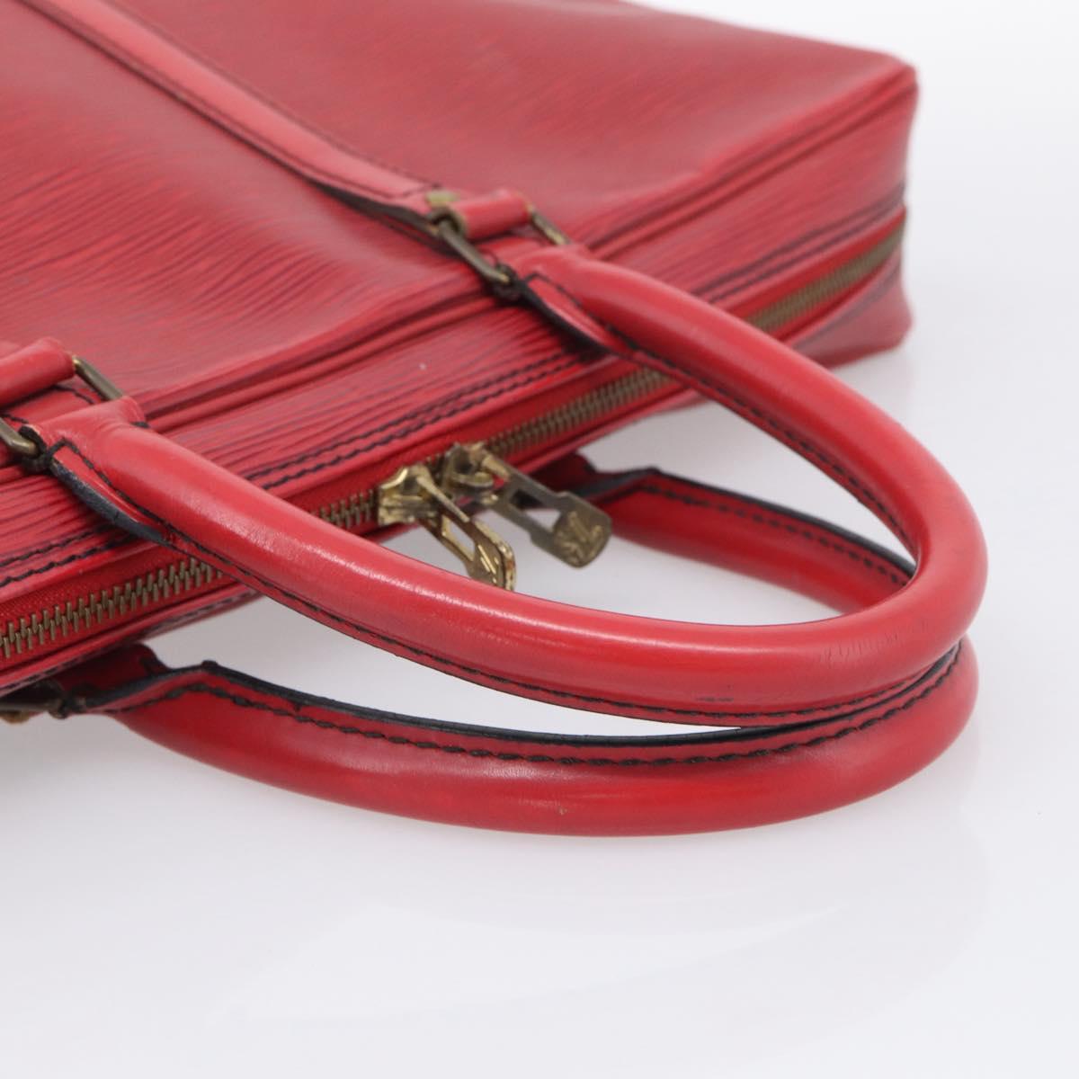 LOUIS VUITTON Epi Porte Documents Voyage Business Bag Red M54477 LV Auth 206964