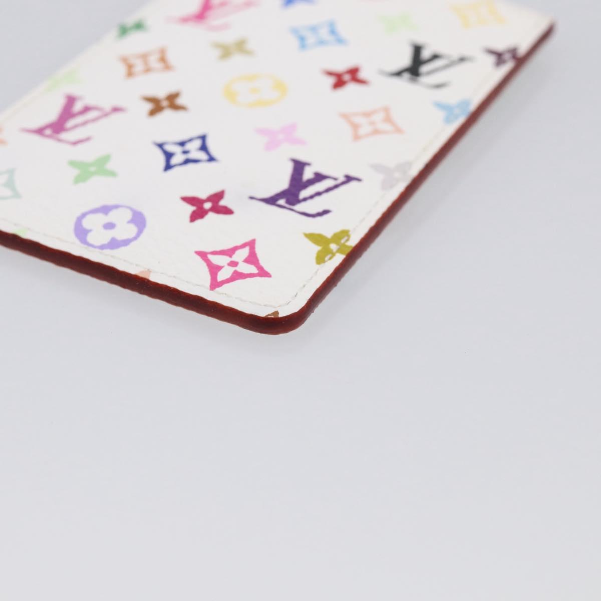 LOUIS VUITTON Monogram Multicolor Etui Miroir Hand White M92651 LV Auth 206980M