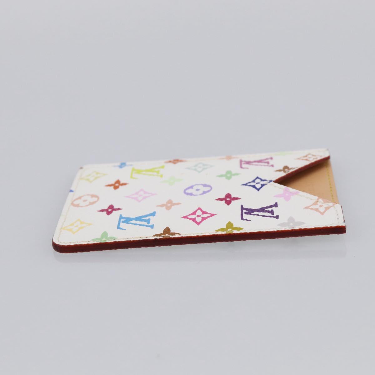 LOUIS VUITTON Monogram Multicolor Etui Miroir Hand White M92651 LV Auth 206980M