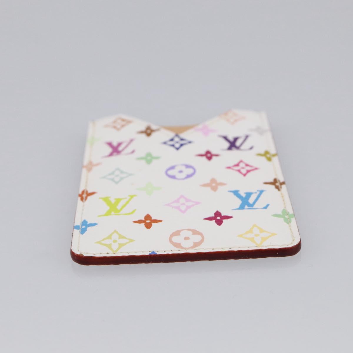 LOUIS VUITTON Monogram Multicolor Etui Miroir Hand White M92651 LV Auth 206980M