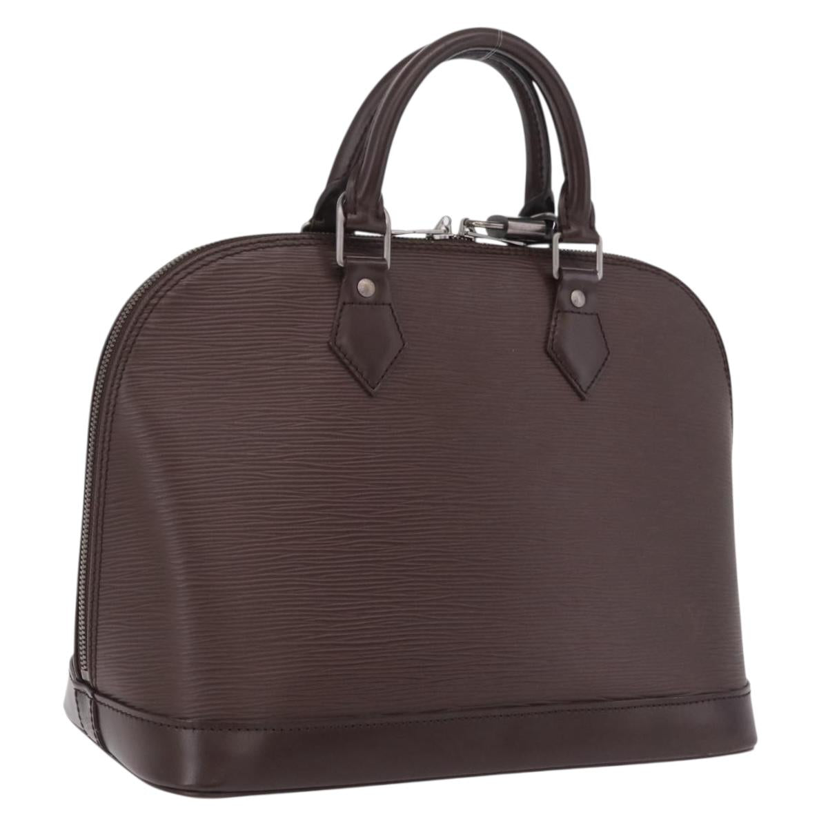 LOUIS VUITTON Epi Alma Hand Bag Mocha M5214D LV Auth 207004V