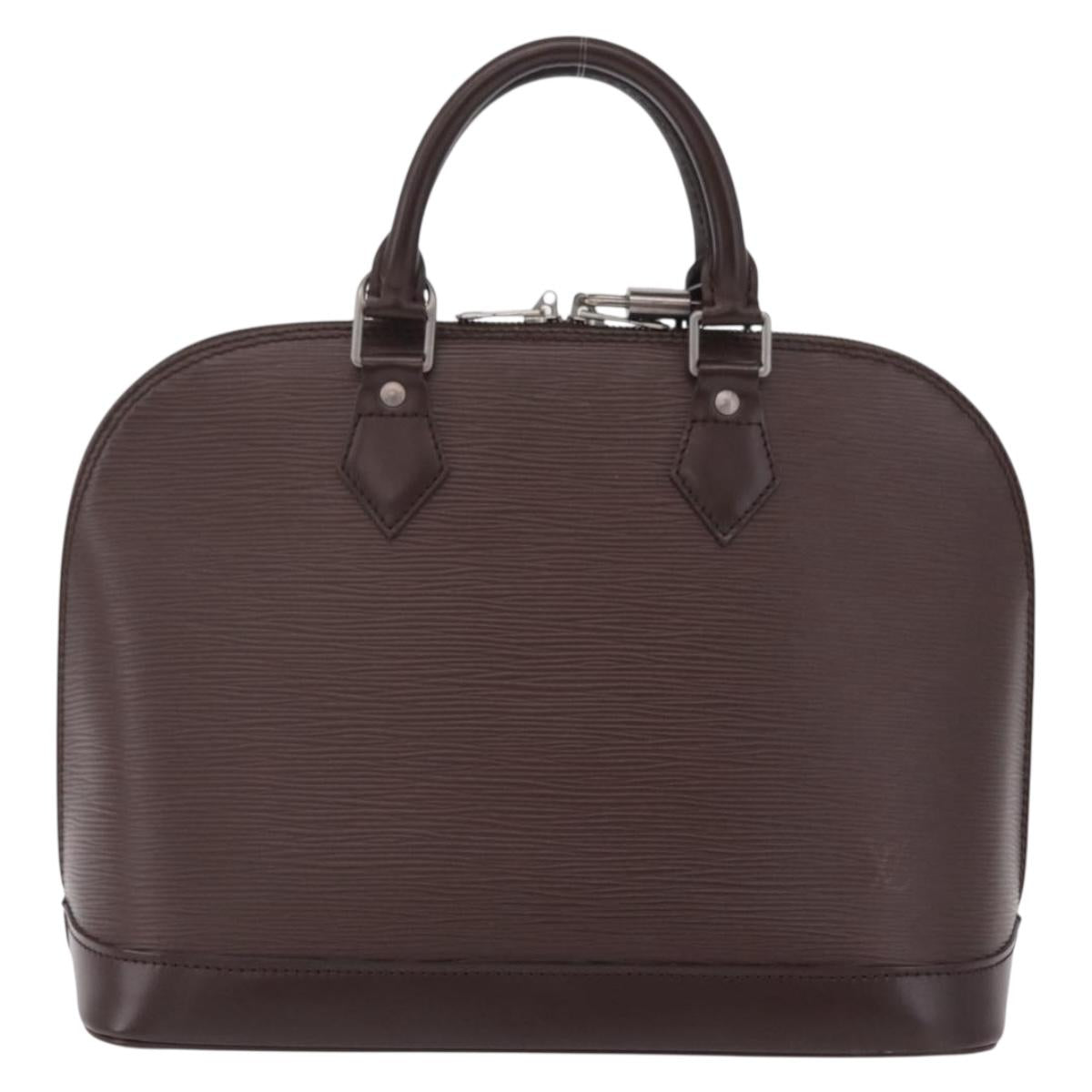 LOUIS VUITTON Epi Alma Hand Bag Mocha M5214D LV Auth 207004V