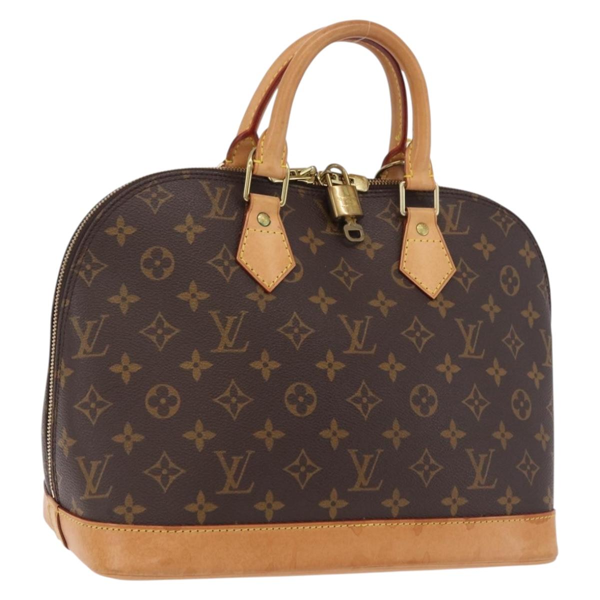 LOUIS VUITTON Monogram Alma Hand Bag M51130 LV Auth 207011V