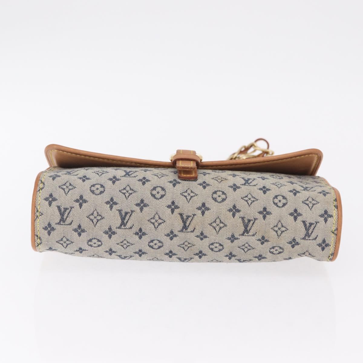 LOUIS VUITTON Monogram Mini Camille Chain Bag Blue M92002 LV Auth 207024