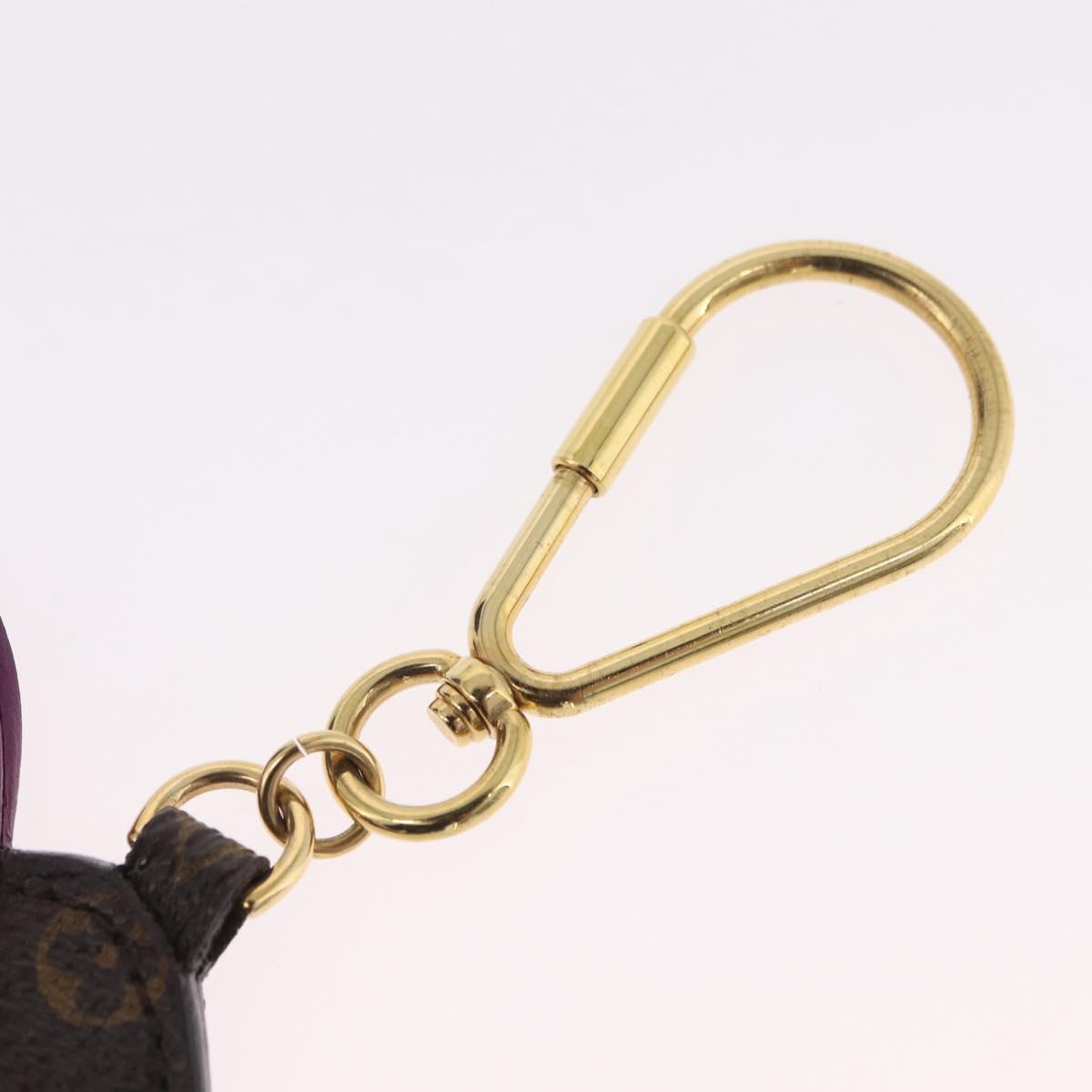 LOUIS VUITTON Monogram Porte Cles BB Key Holder Light Blue M66183 LV Auth 207029