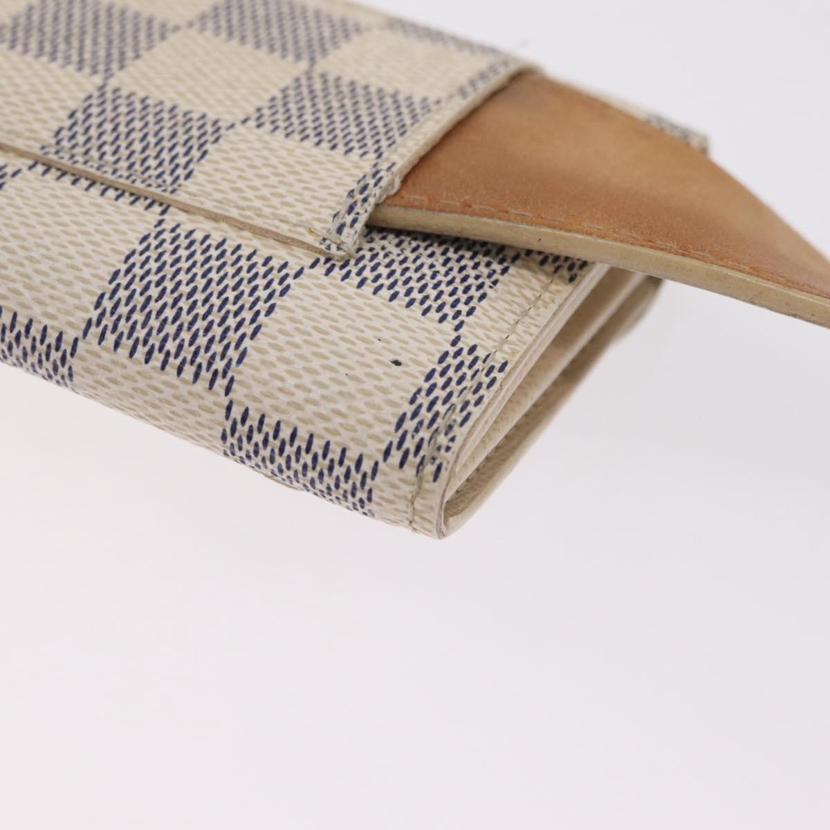 LOUIS VUITTON Damier Azur Ceinture Pochette Solo Bag M9835T LV Auth 207030A