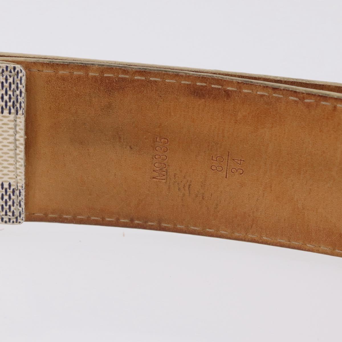 LOUIS VUITTON Damier Azur Ceinture Pochette Solo Bag M9835T LV Auth 207030A
