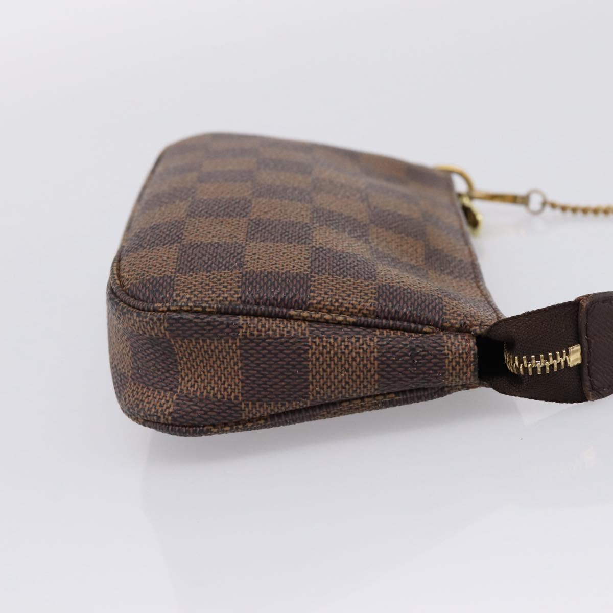 LOUIS VUITTON Ebene Mini Pochette Accessoires Pouch N58009 LV Auth 207035A