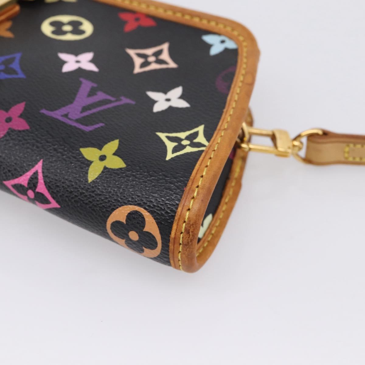 LOUIS VUITTON Monogram Multicolor Shirley Bag Black M40050 LV Auth 207039A